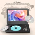 thumbnail image 2 of BOIFUN 12.5" Portable DVD Player with 10.5" Swivel HD Screen for Car and Kids, 5h Rechargeable Battery, Support Multiple Disc Formats/Sync TV, 2Pack, 2 of 11
