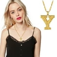 thumbnail image 2 of Xihbxyly Collar con Colgante de Cadena con 26 Letras y Nombre En Inglés para Mujer, 2 of 5