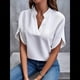 thumbnail image 3 of Blusa de para Mujer, Cuello en V, Estilo Túnica Elegante. XL, 3 of 5