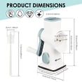 thumbnail image 2 of Manual Ice Shaver Rotary Ice Shaver White Stainless Steel Blade Quick Labor Saving Handle Safe Stable Suction Base Home Using Snow Cone Machine for Various Ice Cube, 2 of 11