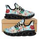 thumbnail image 1 of Zapatos casuales con estampado de enfermera quirúrgica de dibujos animados para mujer, zapatillas de malla transpirables de verano para mujer, zapatos ligeros con cordones, 1 of 6