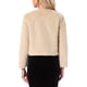 thumbnail image 3 of BOLERO CHIC INSPIRADOR de Invierno para Mujer, Bolero Abierto de Piel Sintética, Color Caqui Claro, 3 of 6