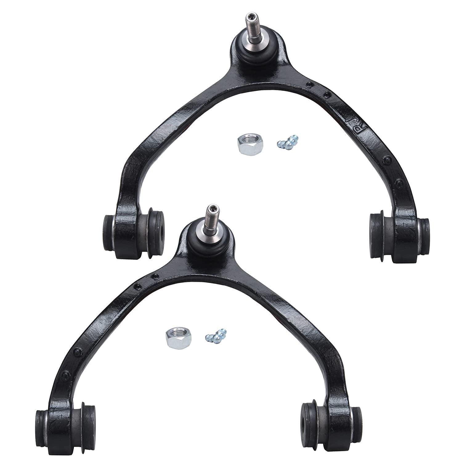 Detroit Axle - Front 4pc Control Arms for Ford Crown Victoria Lincoln Town Car Mercury Grand Marquis Marauder, 4 Upper and Lower Control Arms with Ball Joints Replacement