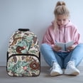 thumbnail image 2 of Yuyamidu Fish Camo Backpack for School Middle School Book Bags 17 Inch Bookbag for Girls Boys 12-14 Portable Schoolbag with Adjustable Shoulder Strap, 2 of 7