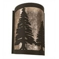 thumbnail image 4 of Meyda Tiffany 200796 Tall Pines Left 12" Tall Wall Sconce - Bronze, 4 of 5