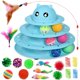thumbnail image 1 of Juego de 20 tocadiscos Cat Roller Toy UPSKY de 3 niveles, 1 of 6