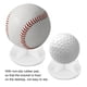 thumbnail image 5 of Toystoory 3 piezas de antideslizante deportes béisbol softball soporte hogar Hotel escuela Golf pelota soportes ornamento Deportes y aire libre Blanco, 5 of 6