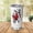 Flower and D 1_03, variant on Custom Floral Initial A Tumbler 20oz, Personalized Stainless Steel Coffee Mug with Lid, Travel Cup for Bridesmaids, Sister, Mother's Day, Birthday, Flower Lovers