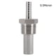thumbnail image 1 of 1/2" MPT Oxygen Stone 1/4\' Barb Inline Carbonation Aeration Homebrew Stone(0.5 Micron), 1 of 4