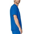 thumbnail image 3 of Adar Addition Scrub Set for Men - Classic V-Neck Scrub Top & Cargo Scrub Pants - A9300 - Royal Blue - XXS, 3 of 7