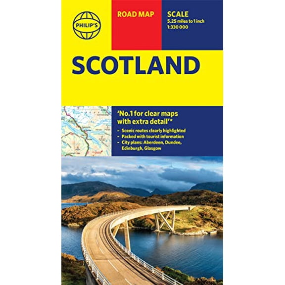 Pre-Owned Philip's Scotland Road Map (Philip's Sheet Maps), 9781849075510, 1849075514, Paperback,
