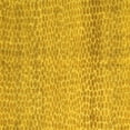 thumbnail image 1 of Ahgly Company Machine Washable Indoor Square Abstract Yellow Modern Area Rugs, 6' Square, 1 of 4