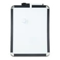 Pen + Gear Dry Erase Board with Plastic Black Frame, 8.5" x 11