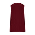 thumbnail image 5 of IUYRTFE Women's Lightweight Knit Open Front Vest Sleeveless Summer Casual Cardigan with Pockets, 5 of 8