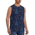 thumbnail image 2 of Fotbe Christmas Tree Men's Camiseta sin Mangas Estampada para Hombres, Playera Casual para Gimnasio, Entrenamiento, Playa-Large, 2 of 7