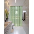 thumbnail image 2 of Gorgeous Home Line Sage/Taupe 1-Piece Geometric Voile Sheer Window Curtain Top Grommets 55"w x 108" L (S38), 2 of 5