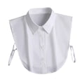 thumbnail image 3 of Cuello falso para mujer, decoración de moda, cuello chal para uniformes formales, blusas y conjuntos, 3 of 8