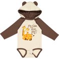 thumbnail image 3 of Inktastic My Noni Loves Me Boys or Girls Long Sleeve Baby Bodysuit, 3 of 5