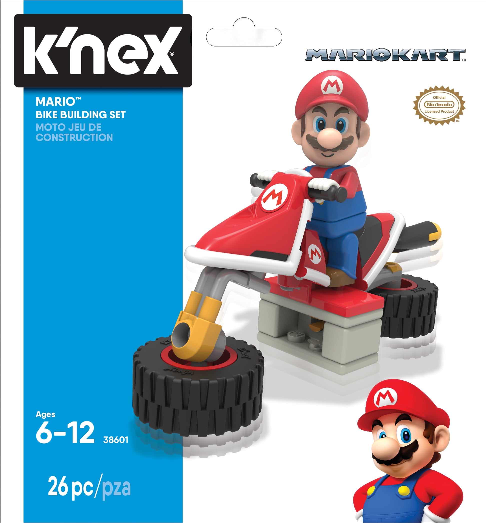KNEX  Mario Kart Mario Bike Building set 38001  ~NEW & unopened~ 