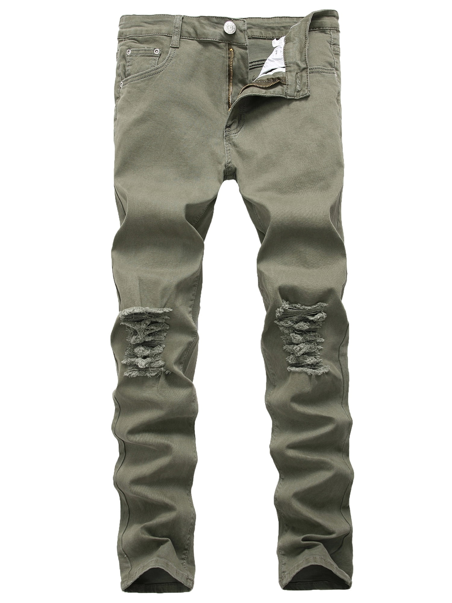 boys green skinny jeans