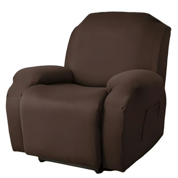 AUQ Jacquard Weave Recliner Chair Covers,Large Recliner Covers for Wide Recliner 22in Recliner Cover,Chair Protectors Covers with Elastic Straps for Pets,Dogs