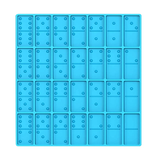 Silicona dominó molde resina dominó espejo resina epoxi molde abrasivo juguete Wmkox8yii hjk1470