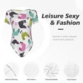 thumbnail image 4 of Balery Funny Chicken Body de cuello redondo de manga corta para mujer Tops de manga corta Tops básicos-Large, 4 of 7