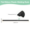 thumbnail image 2 of 10 Pcs Black Plastic Welding Rods 9.5mm x 250mm PE Flat Ribbon Welding Strip with Smoothing Tools (0.4inch x 10inch), 2 of 5