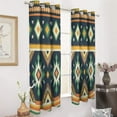 thumbnail image 3 of Bohemia 2pcs Blackout Curtains For Living Room Bedroom Grommet Top Window Set for Left And Right Biparting Open, 3 of 6