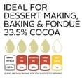 thumbnail image 3 of Sephra  Fountain-Ready Belgian White Chocolate (33.5% Cocoa), 2lb Microwavable Bag- Chocolate Fountain Chocolate, 3 of 8