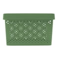 thumbnail image 2 of Caja con Tapa 17 Litros Plastic Trends Modelo Paris Color Verde, 2 of 4