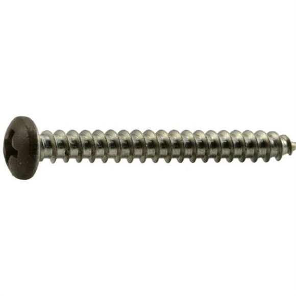 Fixation Difficile 014973208776 Vis en Métal pour Plaque Phillips Marron, 8 x 1-1/2, Pièce-100