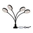thumbnail image 1 of LED Grow Light Full Spectrum White Light 4/8/12H Timer 5 Brightness Leves Clip Plant Growing, 1 of 8