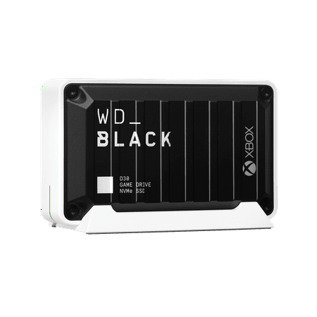 WD - WD_BLACK D30 2TB Game Drive for Xbox External USB Type C Portable Solid State Drive - Black