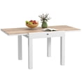 thumbnail image 1 of Outsunny 31.5"/63" Extendable Outdoor Dining Table with Aluminum Frame, 1 of 10