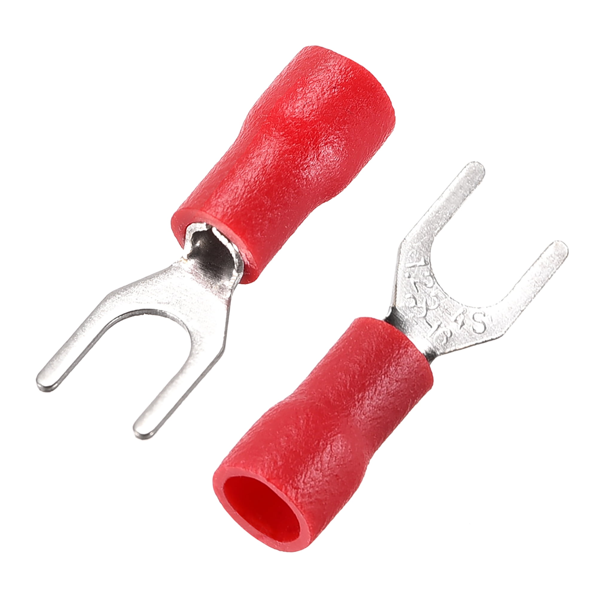 RV1.254S Insulated Fork Spade Wire Connector Electrical Crimp Terminal