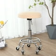 thumbnail image 2 of SHCKE Stool Covers Round Stretch Round Bar Stool Covers Dustproof Stool Seat Slipcover Stretchable Computer Chair Seat Slipcovers Elastic Desk Seat Cover Chair Protective Cover, 2 of 5