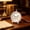 C #3, variant on Vintage Floral Alarm Clock Silent Non Ticking | Small Desk Clock with Handle for Bedroom Office Home Decor | Compact Quartz Analog Table Clock