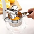 thumbnail image 3 of Food Squeezer Masher, Even Meshes Potato Ricer Stainless Steel  For Vegetable, 3 of 8
