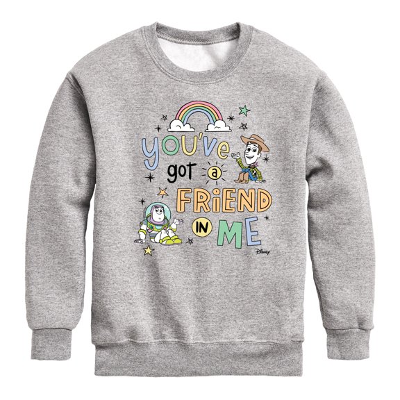 Disney's Toy Story - You've Got A Friend In Me - Toddler & Youth Crewneck Fleece Sweatshirt
