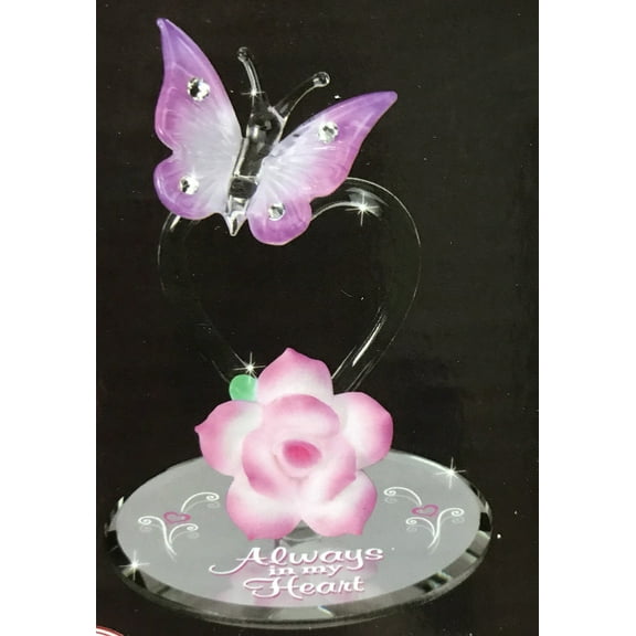 Glass Baron Butterfly "Always in my Heart" Butterly P1 838-AH