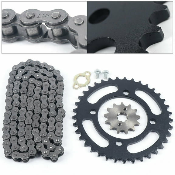 For Taotao 110cc 125cc ATV Coolster Dirt Bike 420 Chain Rear & Front Sprocket