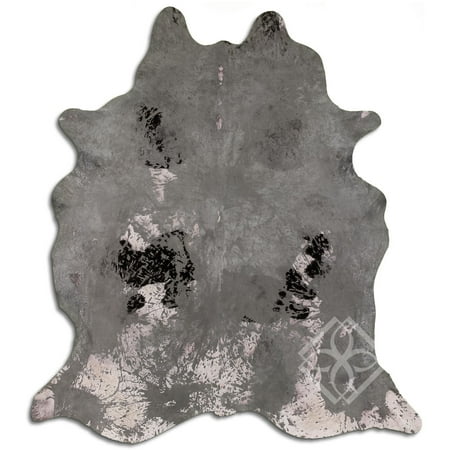 Real Cowhide Rug ACID WASHED HAIR ON COWHI DISTRESSED GREY 3 - 5 M GRADE A SIZE 32 - 45 (Best Way To Hide Gray Hair)