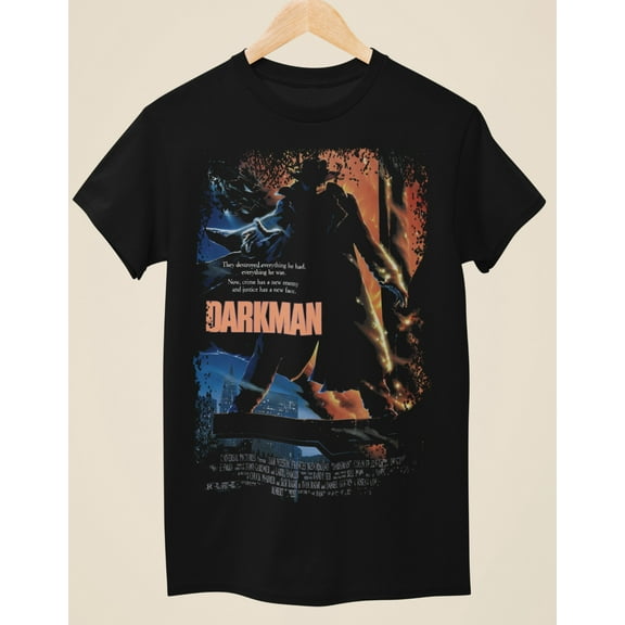 Darkman - Movie Poster Inspired Unisex Black T-Shirt