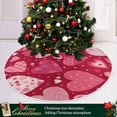 thumbnail image 6 of FMSHPON Valentine's Day Cute Love Heart Xmas Christmas Tree Skirt Stand Mat for Holiday Party Decoration Indoor Outdoor 48 inches, 6 of 6