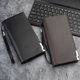 thumbnail image 4 of EeaseMX Cartera larga con cremallera y gran capacidad, con múltiples ranuras para guardar el teléfono, ideal para papá, amigos, café (negro), 4 of 7