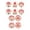 Style B, variant on Tnarru 10 Pieces Chinese New Year Window Stickers 2024 Spring Festival Decor Decorative Static Window Clings Decals for Party Window A