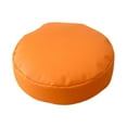 thumbnail image 3 of Cojín de piso redondo cojín de tatami cómodo 15.75 pulgadas almohada de almohada de almohada de piso para la ventana de la ventana sala de estar sala Naranja, 3 of 8