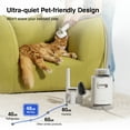 thumbnail image 6 of Neakasa P0 Pro Dog Grooming Kit for Cats & Small Dogs,6.6lbs Lightweight Vacuum, 45dB Ultra-Quiet Clippers, At-Home Pet Hair Removal System, 6 of 10