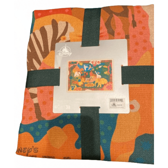 Disney Parks Animal Kingdom Throw Blanket New with Tag